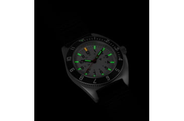 Image of Marathon Arctic Steel Navigator Ssnav On Ballistic Nylon, 11in, White, 41mm, WW104001SS-0501
