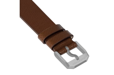 Image of Marathon Cross Hatch 2-Piece Strap, Italian Leather, Parkerized Buckle, 20mm, Cognac, Standard, WS-LT-CGPS-20-ST