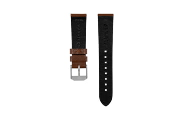 Image of Marathon Cross Hatch 2-Piece Strap, Italian Leather, Parkerized Buckle, 20mm, Cognac, Standard, WS-LT-CGPS-20-ST