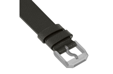 Image of Marathon Cross Hatch 2-Piece Strap, Italian Leather, Parkerized Buckle, 20mm, Moss Green, Extra Long, WS-LT-MGPS-20-XL
