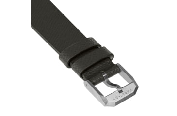 Image of Marathon Cross Hatch 2-Piece Strap, Italian Leather, Steel Buckle, 20mm, Moss Green, Extra Long, WS-LT-MGSS-20-XL