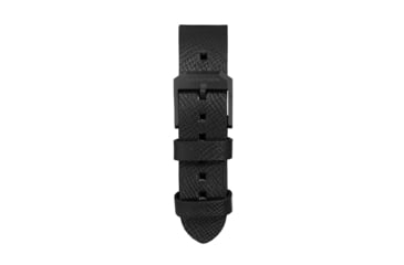 Image of Marathon Cross Hatch 2-Piece Strap, Leather, Steel Buckle, 20mm, Black, Standard, WS-LT-BKBK-20-ST
