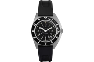 Image of Marathon Steel Navigator w/ Date Automatic Unisex Watches, 41mm, Sapphire, 3-Piece Rubber Strap Kit, Black, WW194030SS-0130
