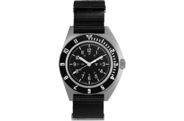 Image of Marathon Sterile Steel Navigator Automatic Unisex Watches, 41 mm, Sapphire, Nylon Defstan Strap, Black, WW194029SS-0803