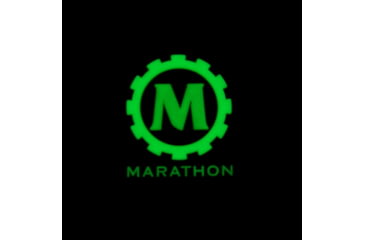 Image of Marathon 2x2in Morale Patch w/Glow in the Dark Rubber Logo,Desert Tan, AD030009DT