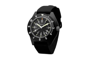 Image of Marathon 41 mm Maraglo Navigator Watch w/Date, Ballistic Nylon, Black, WW194013BK-2101