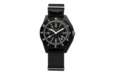Image of Marathon 41 mm Maraglo Navigator Watch w/Date, Nylon Defstan, Black, WW194013BK-2102