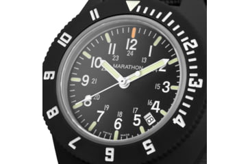 Image of Marathon 41 mm Maraglo Navigator Watch w/Date, Nylon Defstan, Black, WW194013BK-2102
