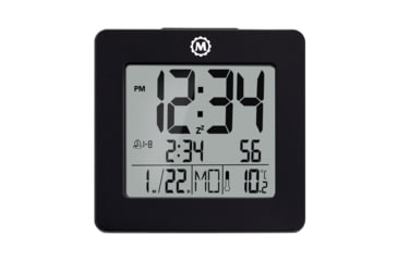 Image of Marathon Digital Desktop Clock, Black, CL030050-BK-00-NA
