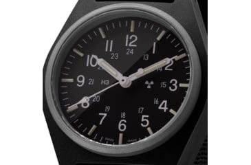 Image of Marathon General Purpose Quartz Wristwatch w/ Tritium, No Government Markings, Black, WW194004BK-0801