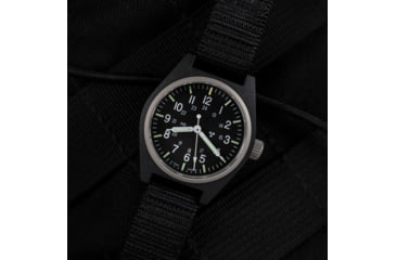 Image of Marathon General Purpose Quartz Wristwatch w/ Tritium, No Government Markings, Black, WW194004BK-0801