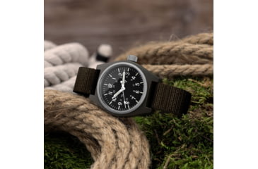 Image of Marathon General Purpose Quartz Wristwatch w/ Tritium, No Government Markings, Sage Green, WW194004SG-0803