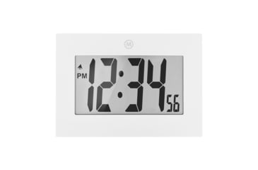 Image of Marathon Large Digital Frame Clock w/3.25 inch Digits, White, CL030064-WH-00-NA