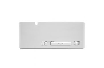 Image of Marathon LED Alarm Clock w/Two USB Ports, White CL030055WH