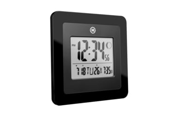 Image of Marathon Moon Phase Digital Wall Clock, Black, CL030049-BK-00-NA
