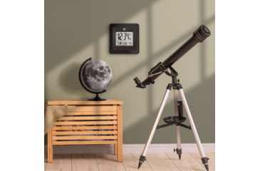 Image of Marathon Moon Phase Digital Wall Clock, Black, CL030049-BK-00-NA