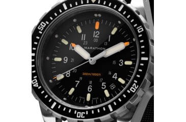 Image of Marathon Search and Rescue Jumbo Divers Wristwatch w/Maraglo, JSAR, Black, WW194018SS-0130