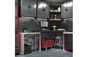 Image of Marathon Slim Jumbo Atomic Digital Wall Clock, Wood, 14.6in x 1.2in x 9in, CL030062-WD-FD-NA