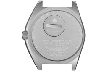 Image of Marathon SSNAV 41mm Steel Navigator Watch, Black 3-Piece Rubber Strap Kit, Black, 41mm, WW194001SS-0830