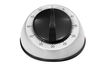 Image of Marathon Stainless Stell Wind Up Mechanical Timer, Stainless Steel TI030009