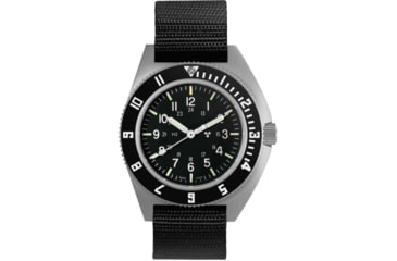 Image of Marathon Steel Navigator, Black Nylon Ballistic Strap 12in, Black, 41mm, WW194001SS-0803