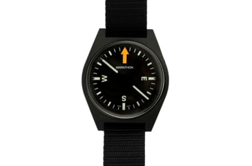 Image of Marathon Unmounted Glow in the Dark Wrist Compass, Black Dial, Black Nylon DEFSTAN Strap, CO194001