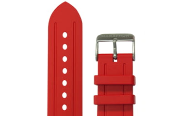 Image of Marathon Vulcanized Rubber Dive Watch Strap, 22mm, Red, WS-RB-RDSS-22