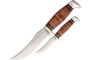 Image of Marbles 2 Pc Stainless Steel Hunting Knife Set,6.25in Hunter Knife and 9.75in Skinner, MR396/MR397 SET