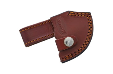 Image of Marbles Damascus Skinner Knife, 4.25in Overall, 2.75in Damascus Steel Blade, Horn, MR453 / EG-734