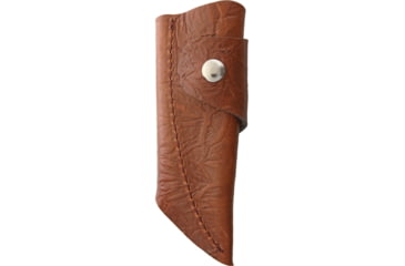 Image of Marbles Fixed Blade Knife, 8in Overall, 3.5in Satin SS Clip Point Blade, Pakkawood Handle, Dual Lashing Holes, Brown Leather Belt Sheath, BS110179 / MR413