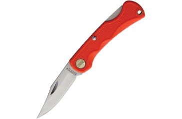 Image of Marbles Small Lockback Orange Folding Knife, 1.88 satin finish stainless clip point blade, Orange nylon handle, BF210639 MR568 ORANGE