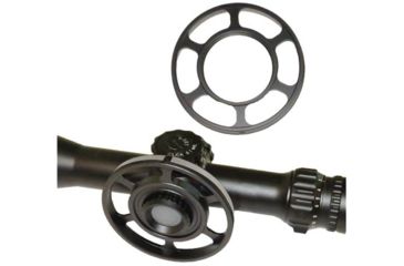 Image of March Scopes Large Middle Focus Rifle Scope Wheels, 4.5in, Black, NSN None, 2-DB402-0