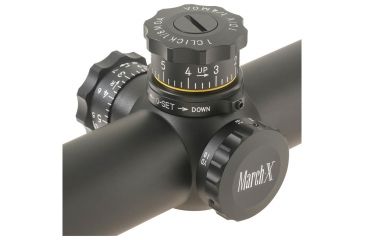 Image of March Scopes High Master 10-60 x 56mm Tact Knob Scope 1/8in DOT, Black MAR1079