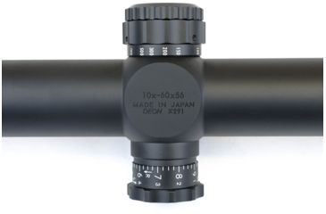 Image of March Scopes High Master 10-60x56mm Tactical Knob Rifle Scope, Illuminated MTR-FT, Black, MAR1093