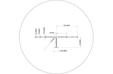 Image of March Scopes High Master 10-60x56mm Tactical Knob Rifle Scope MTR-5, Black, MAR1095