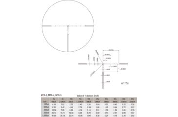 Image of March Scopes High Master 10X-60X56, Tactical Turret Rifle Scope, Mtr-4 Reticle, Black, NSN None, D60HV56TM-MTR-4