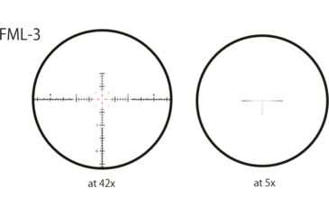 Image of March Scopes High Master Genesis 4X-40X52G, Tactical Turret Rifle Scope, Fml-3 Reticle, With Illumination, Black, NSN None, D40V52GFIML-FML-3