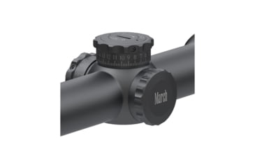 Image of March Scopes Rifle Scope, 2.5-25x52mm, 30mm Tube, Second Focal Plane, MTR-4 Reticle, Matte, Black, D25V52TM MTR-4 Reticle