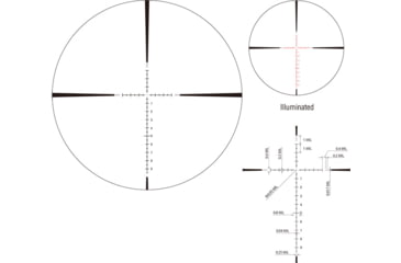 Image of March Scopes 5X-40X56mm Genll, Tactical Turret Rifle Scope, FML-1 Reticle, 34mm Tube, FFP, 0.05 MIL, Black, D40V56FML-G2 FML-1