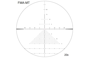 Image of March Scopes High Master Genesis 5x-40x56mm Tactical Turret Rifle Scope, 34mm Tube, First Focal Plane, FMA-MT Reticle, Black, DE05551