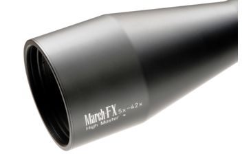 Image of March Scopes High Master Wide Angle 5X-42X56, Tactical Turret Rifle Scope, FML-TR1 Reticle,, With Illumination, Black, NSN None, D42HV56WFIML-FML-TR1