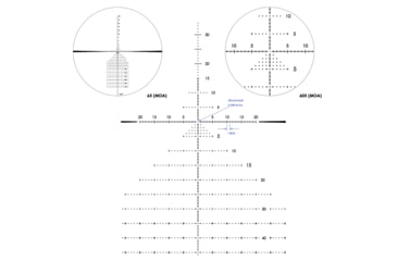 Image of March Scopes High Master Wide March-FX Angle 5X-42X56, Lockable Tactical Turrets, FMA-MT Reticle, With 6-level Illumination, FFP, MOA, Black, D42HV56WFIMAX-G2FMA-MTRet