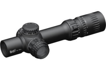 Image of March Scopes March-F Normal 1-10x24mm LPVO 30mm Tube Rifle Scope w/Custom Unimount, First Focal Plane, DR-TR1FB Reticle, Black, D10SV24FDIMLN-P-DR-TR1FB