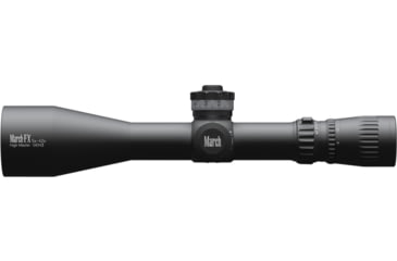 Image of March Scopes March-FX High Master Wide Angle 5-42x56mm 34mm Tube Rifle Scope, First Focal Plane, FML-MT Reticle, Black, D42HV56WFML-G2-FML-MT