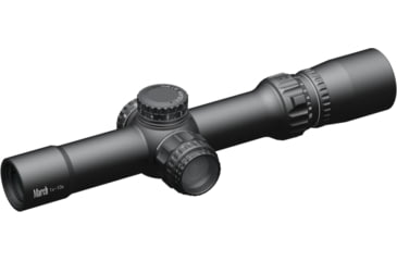 Image of March Scopes Normal Turret 1-10x24mm Rifle Scope, 30mm Tube, Second Focal Plane, MTR-5 Reticle, MOA, Black, D10V24IMTR-5 Reticle