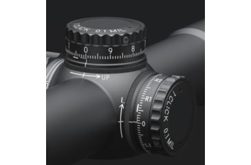 Image of March Scopes Normal Turret 1-10x24mm Rifle Scope, 30mm Tube, Second Focal Plane, FD-2 Reticle, MIL, Black, D10V24IMLFD-2 Reticle