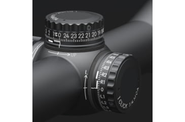 Image of March Scopes Normal Turret 2.5-25x42mm, 30mm Tube, Second Focal Plane, MTR-RTM Reticle, Black, D25V42IMTR-RTM Reticle