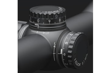 Image of March Scopes Normal Turret 2.5-25x52mm, 30mm Tube, Second Focal Plane, FD-2 Reticle, MIL, Black, D25V52IMLFD-2 Reticle