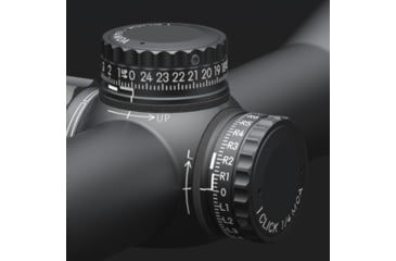 Image of March Scopes Normal Turret 2.5-25x52mm, 30mm Tube, Second Focal Plane, MTR-5 Reticle, MOA, Black, D25V52IMTR-5 Reticle