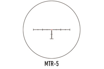 Image of March Scopes Normal Turret 2.5-25x52mm, 30mm Tube, Second Focal Plane, MTR-5 Reticle, MOA, Black, D25V52IMTR-5 Reticle